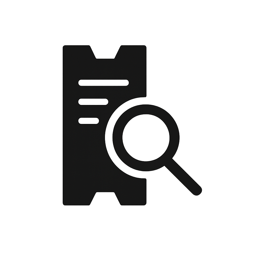 Materials testing icon